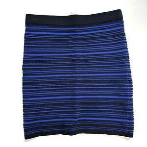 Sandro Ribbed Bandage Mini Skirt